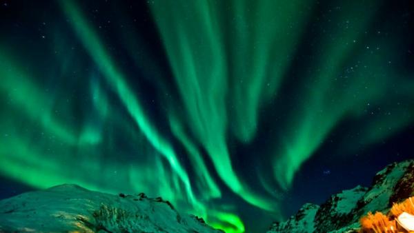 Polarlichter über Deutschland