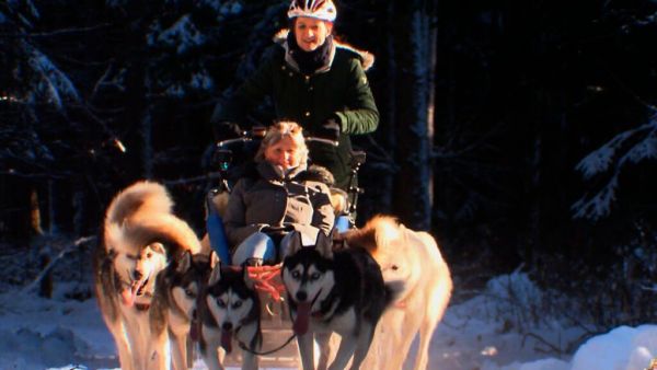 Hütten, Schlitten und Spaß im Winter