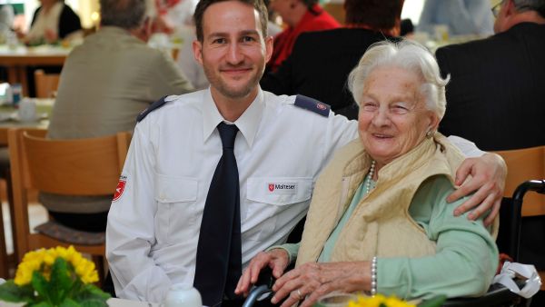 Helfer im Einsatz